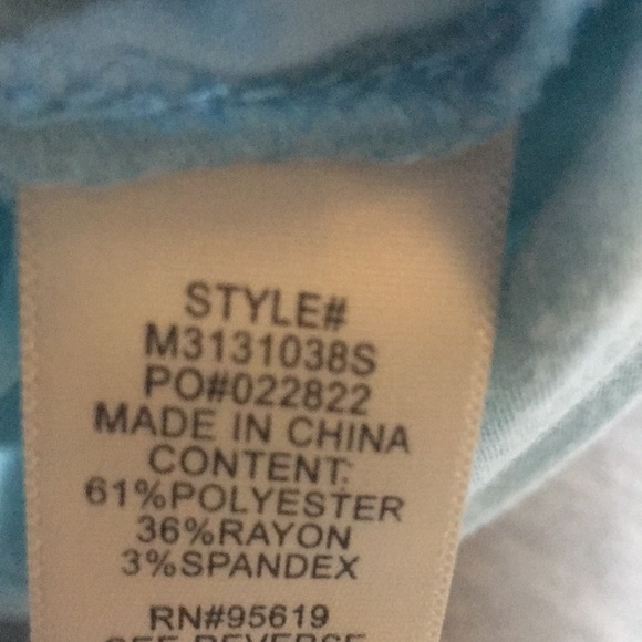 STUDIO Comfy Stretch Oversized Relaxed Fit Jersey Knit Tie Front Lacey Trim - Picture 15 of 16